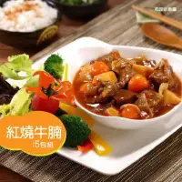 在飛比找環球Online優惠-【菜霸子嚴選x漢典食品】紅燒牛腩 5包組