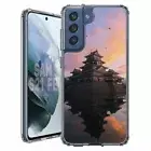 For Samsung Galaxy S20 S21 S23 S24 FE 5g TPU Case+Glass(Japan Castle)