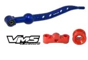 BLUE VMS RACING SHORT THROW SHIFTER & F+R POLYURETHANE BUSHINGS FOR HONDA ACURA (for: Honda)