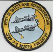 P-3 NATOPS Evaluator (US Navy Squadron Patch) (1991)