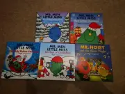 Mr Men Little Miss Christmas story book 5x Mr Men books Kids books Mr Noisy Xmas
