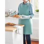 New 4 pc Mainstays Kitchen Linen Set - Teal - Apron, Towel, Potholder, Oven Mitt