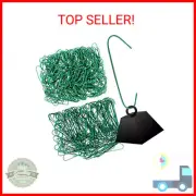 Iconikal Heavy-Duty Green Christmas Tree Ornament Hooks, 450-Count for Hanging L