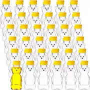 Thenshop 36 Pcs Plastic Empty Honey Bear Bottle Honey Squeeze Bottle Honey Bear