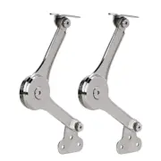 Lid Strut Box Flap Stay Safe Door Wardrobe Support Open Close Hinge Soft - 2pcs