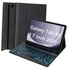 Case with Keyboard for Samsung Galaxy Tab A9 8.7 Inch 2023, 7 Colors Backlight