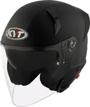 KYT TTR-JET Plain, open face helmet , color: Matt-Black , size: S