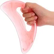 ZUJIACUN Large handle big Scraping massage tool, resin body Guasha scraping tool Lymphatic drainage massager anti-cellulite massage body sculpting tool, sculpting back, neck, face, legs, male, female
