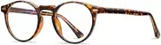 [HDUBFY] glasses for women male clear lens retro round glasses frame for men transparent CP acetate