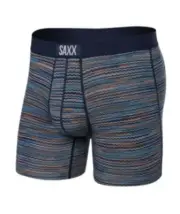 Saxx Vibe Super Soft Boxer Brief Men's Underwear, Wavelength Spacedye/Maritime,