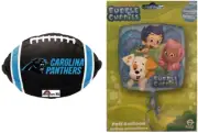 Anagram Foil Party Balloons - 18in. Bubble Guppies & 17in. NFL Carolina Panthers