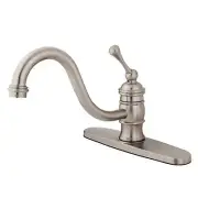 Kingston Brass KB357.BLLS Vintage 1.8 GPM 1 Hole Kitchen Faucet - Nickel
