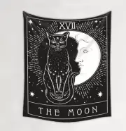 Moon & Cat Tapestry