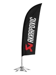 Akrapovic Self-standing flag set