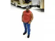 1/18 Scale Model Campers Figure by American Diorama