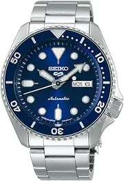 5 SPORTS（ファイブスポーツ） Seiko Watch Five Sports SKX Men's Wristwatch, Dial bezel: Blue, 1個, Sports Style