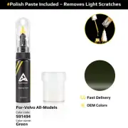 Touch Up Paint For Volvo All Models S91494 Green With Polish Paste