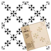 CAMPELO Tile reusable PLASTIC Stencil // Moroccan Geometric // Floor Wall