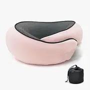 Generic Flyhugz Neck Pillow Flyhugs Travel Pillow 2024 New Stowable U-Shaped Travel Neck Pillow Memory Foam Neck Support Pillow for Airplanes Car Office (PINK), KH-66