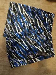 NWT AND1 Men's Basketball Shorts 8 inch Inseam Lapis Blue White Gray Men's 3XL