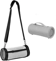 Coyktonty Travel Portable Case Organizer Sleeve for Sony SRS-XG300 Bluetooth Speaker，Two Sides Mesh Covers Case Protective Cover with Shoulder Strap