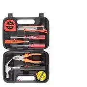 General House hold Hand Tool Kit with Plastic Toolbox, Storage Case, Used for Auto Repair and Home Repair, 8 9 12 13 Pcs Tool Set