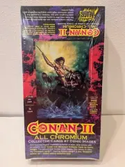 Conan II, All Chromium Collector Cards, 1994 Booster Box, BRAND NEW Sealed