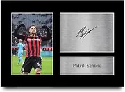 HWC Trading A4 Patrik Schick Bayer Leverkusen Gifts Printed Signed Autograph Picture for Football Fans and Supporters