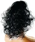 Nina Collection Women's Curly Ponytail Claw Clip Black Hair Extension 14 inches