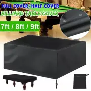 Waterproof Dust 7/8/9FT Outdoor Pool Snooker Billiard Table Cover Polyester Cap