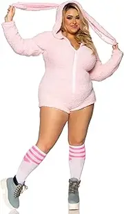 Leg Avenue Women's Assorted Cuddly Animal Costumes, Cuddle Bunny, 3X / 4X