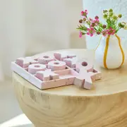 Terrazzo Pink Noughts and Crosses [MUSLTERRA22B]
