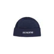 [Valentino Garavani] Valentino Garavani-Blue Cotton And Wool Beanie-Uomo OS OS