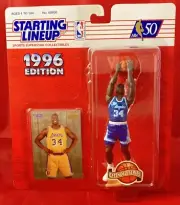 Starting Lineup 1996 Shaquille O’Neal Extended Lakers SkyBox Premium #58 Card