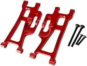 Two Rear Lower Suspension Arm Components for 1/14 Scale Trucks, red