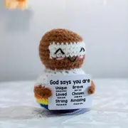 Religious Jesus-Jesus Plush Doll Knitted Toy Pillow Virgin Mary Plush Toys