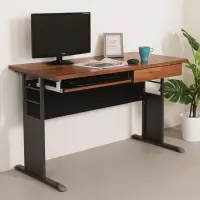 在飛比找momo購物網優惠-【Homelike】克里夫120cm書桌(附鍵盤+抽屜)