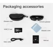 4K HD Mini Camera Glasses Bike Surveillance Video Recorder Photograph Action Cam