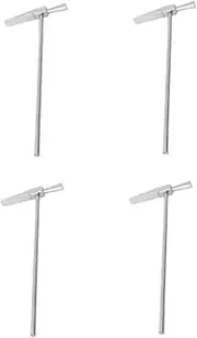 VALICLUD 4pcs Mini Hammer Link Ratchet Pry Tool Snap Tools Power Household Tools Watch Back Remover Tool Batteries Wrench Hammers Wheel Screen Versatile Watch Remover Zinc Alloy Silver