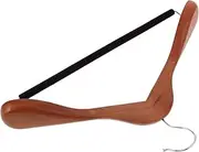 Generic Wooden Suit Hanger Wall Mounted Coat Rack Coat Racks Wall Mounted Clothes Rack Shirt Hangers Clothing Hangers Clothes Hanging Rack Skirt Hangers Wood Clothes Hangers Iron