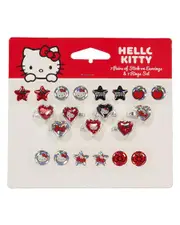 Hello Kitty Earring And Ring Set