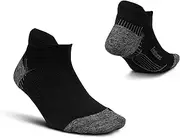 [Feetures] Plantar Fasciitis Relief Sock Light Cushion No Show Tab - Targeted Compression Sock for Women & Men