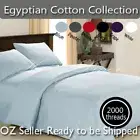 King/Queen/Double Bed 2000TC Extreme Soft Egyptian Cotton Collection Sheet Set