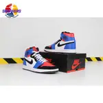 正版 NIKE AIR JORDAN 1 MID TOP3 紅白藍 554724124 休閒鞋