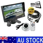 7" HD Monitor Reversing CCD IR dome eyeball backup camera 12/24v for truck bus
