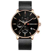 Fashion Business Men Light Luxury Waterproof Large Dial Quartz Watch