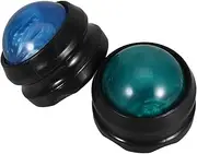 Manual Massage Ball Set 2pcs Resin Roller for Neck Back Leg Body Athlete Home Use