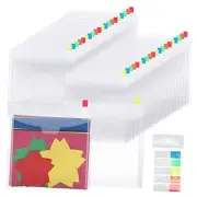 80 Pcs Scrapbook Paper Storage Organizer 12 x 12'' Waterproof Individual Top