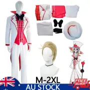 Hazbin Hotel Lucifer Morningstar Cosplay Costume Uniform Halloween Party Outfits