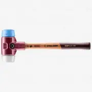 Halder Simplex Mallet with Soft Blue Rubber/Superplastic Inserts and Cast Iron H